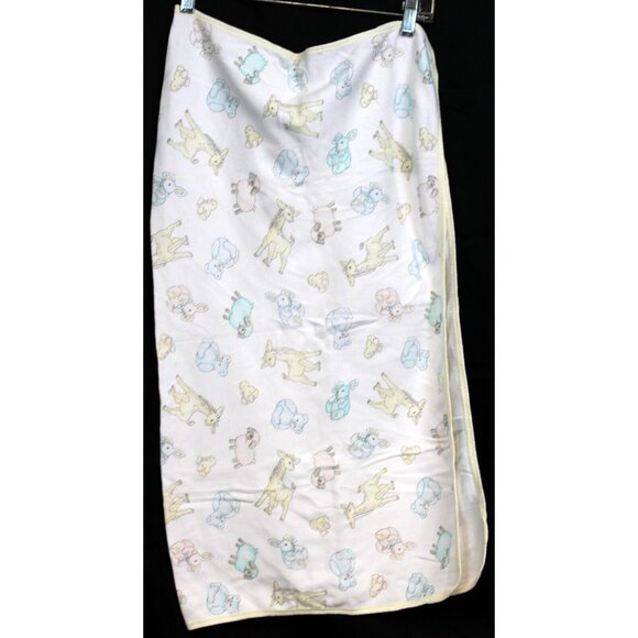 Carter's Baby Cotton Receiving Blanket Baby Animal Bear Giraffe Lamb Duck Unisex - Picture 3 of 8